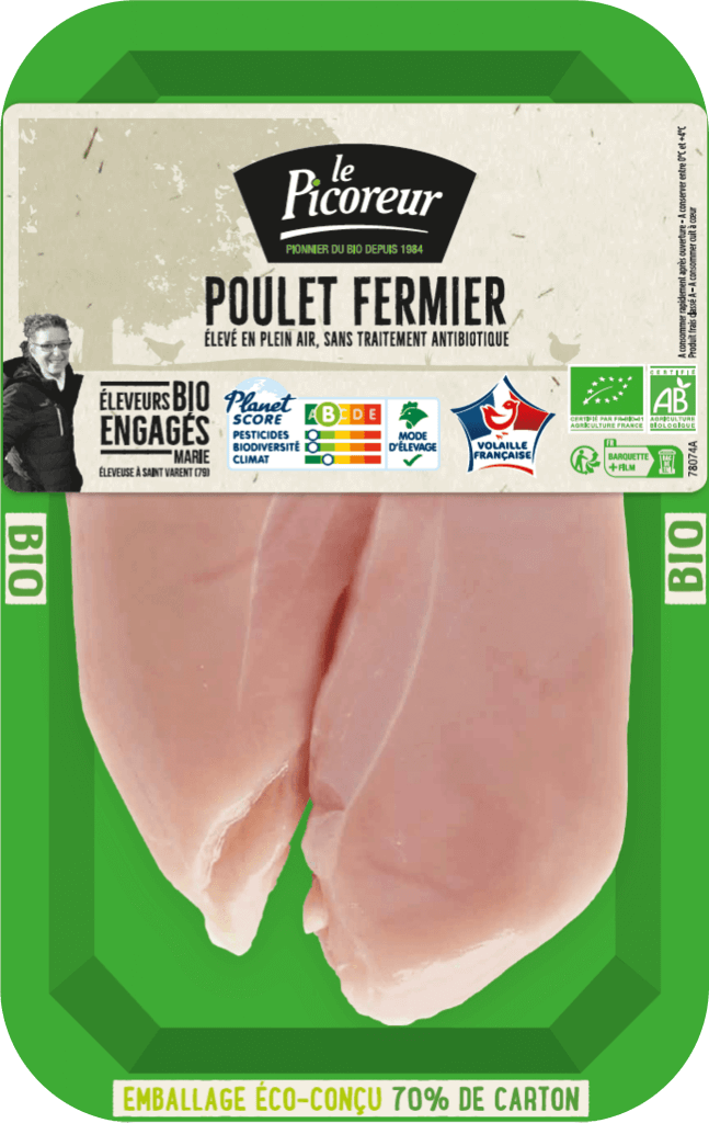 Filet de poulet Bio fermier blanc - 3647