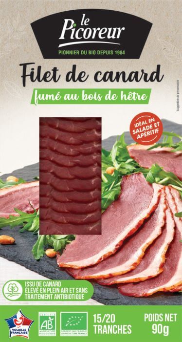 Filet de canard Bio, emballage - Le Picoeur