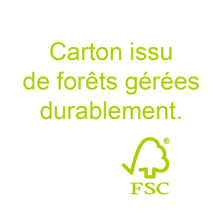 Label FSC - emballage carton Le Picoreur